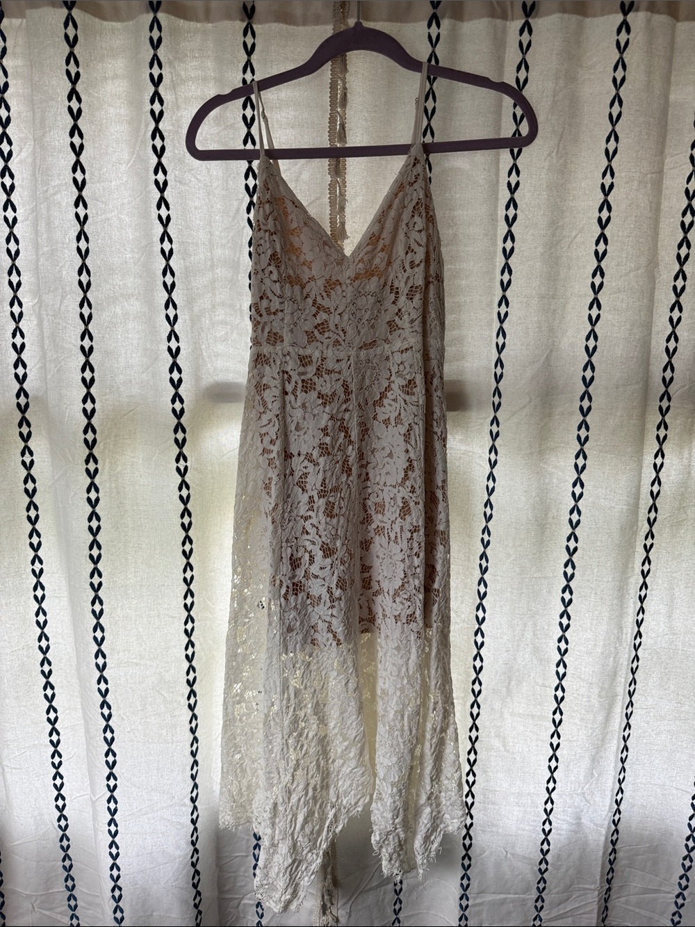 Bridal Delicate Lace Slip Chemise in White